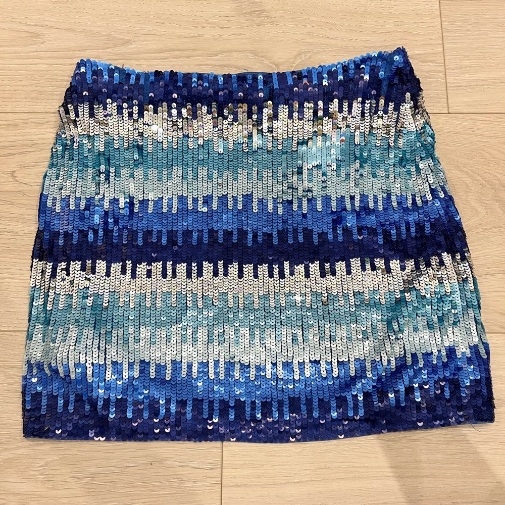 Sequin mini skirt